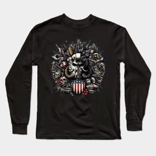 Fallout brotherhood of steel Long Sleeve T-Shirt